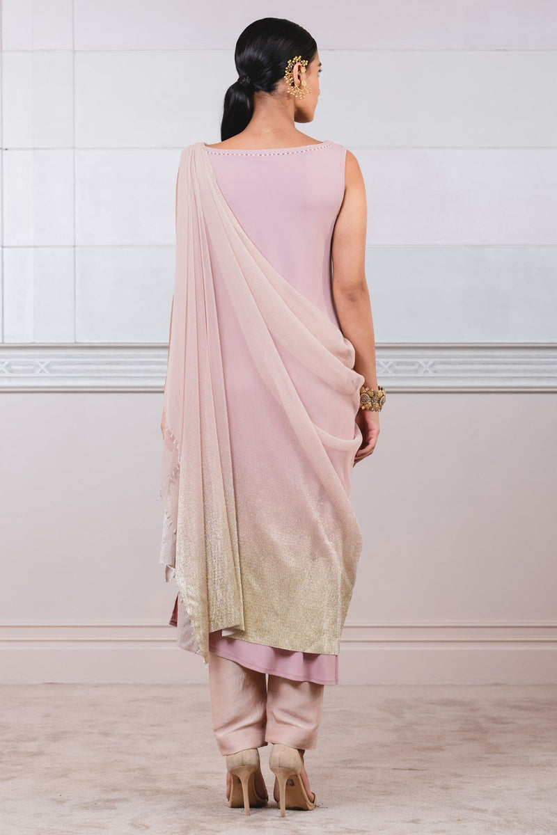 Tunic With Attached Drape